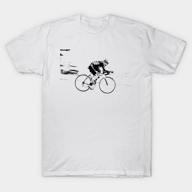 road bike T-Shirt by rickylabellevie